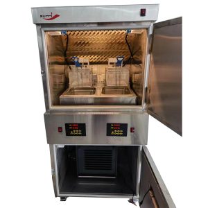 SURRI NEW type supermaket type deep fryer with smoke purifier