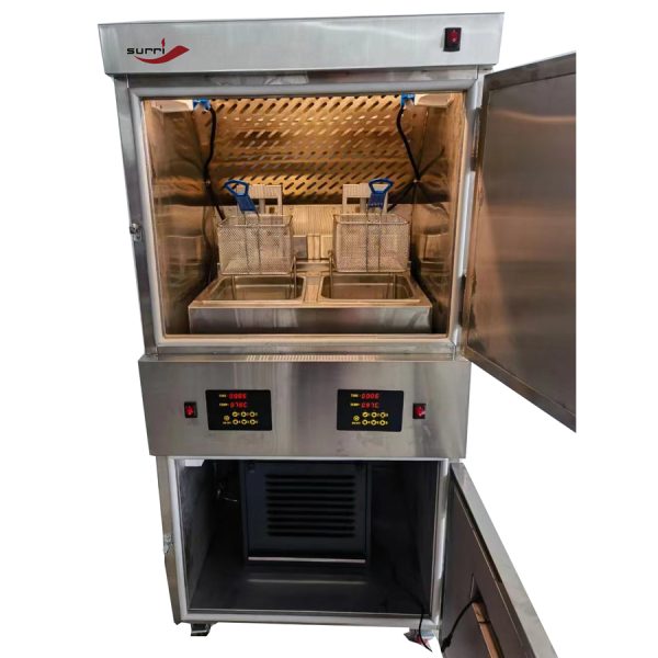 SURRI NEW type supermaket type deep fryer with smoke purifier