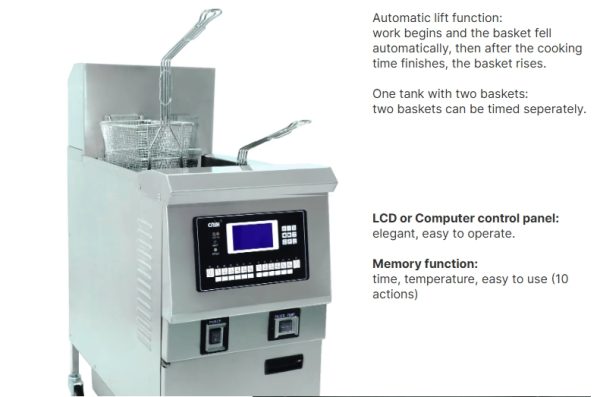 SURRI Gas electric type deep fryer Fast Food Restaurant - 图片 4