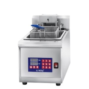 SURRI Electric desktop fryer with automatic lifting basket