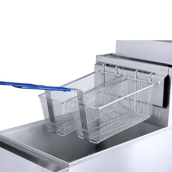 SURRI Commercial type Hot sales Deep Fryer 1-Tank 2-Baskets Gas Fryer - 图片 5