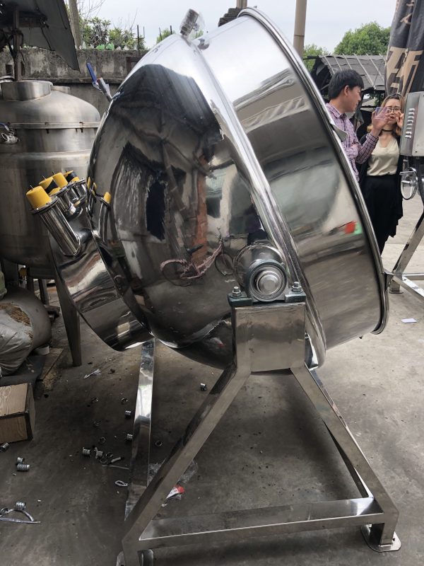 Stainless Steel  Electric Steam Gas Heating Jacketed Kettle Automatic Stirring Pot With Agitator - 图片 5