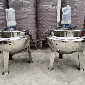 Stainless Steel  Electric Steam Gas Heating Jacketed Kettle Automatic Stirring Pot With Agitator