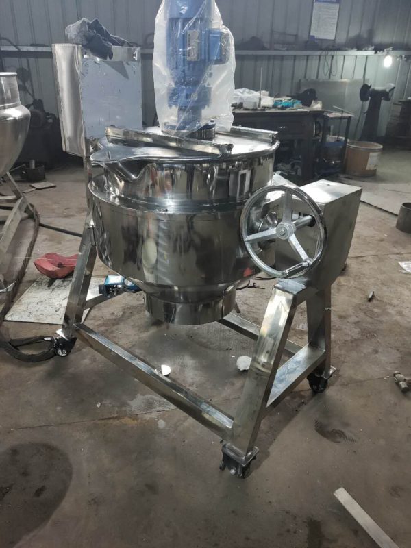Stainless Steel  Electric Steam Gas Heating Jacketed Kettle Automatic Stirring Pot With Agitator - 图片 2