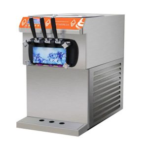 SURRI USA Brand Stainless Steel No Ice Slag Soft Serve Ice Cream Making Machine
