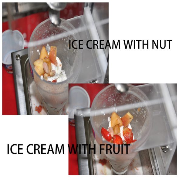 SURRI stainless steel fruit nut yogurt ice cream mixer machine - 图片 5