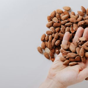 Almond processing machine